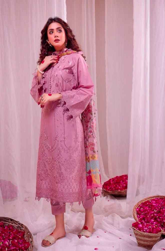 LIMELIGHT 3Pc Fancy Summer Collection 2024 | Eid ul Fitr Special | Premium Lawn Embroidered Suit