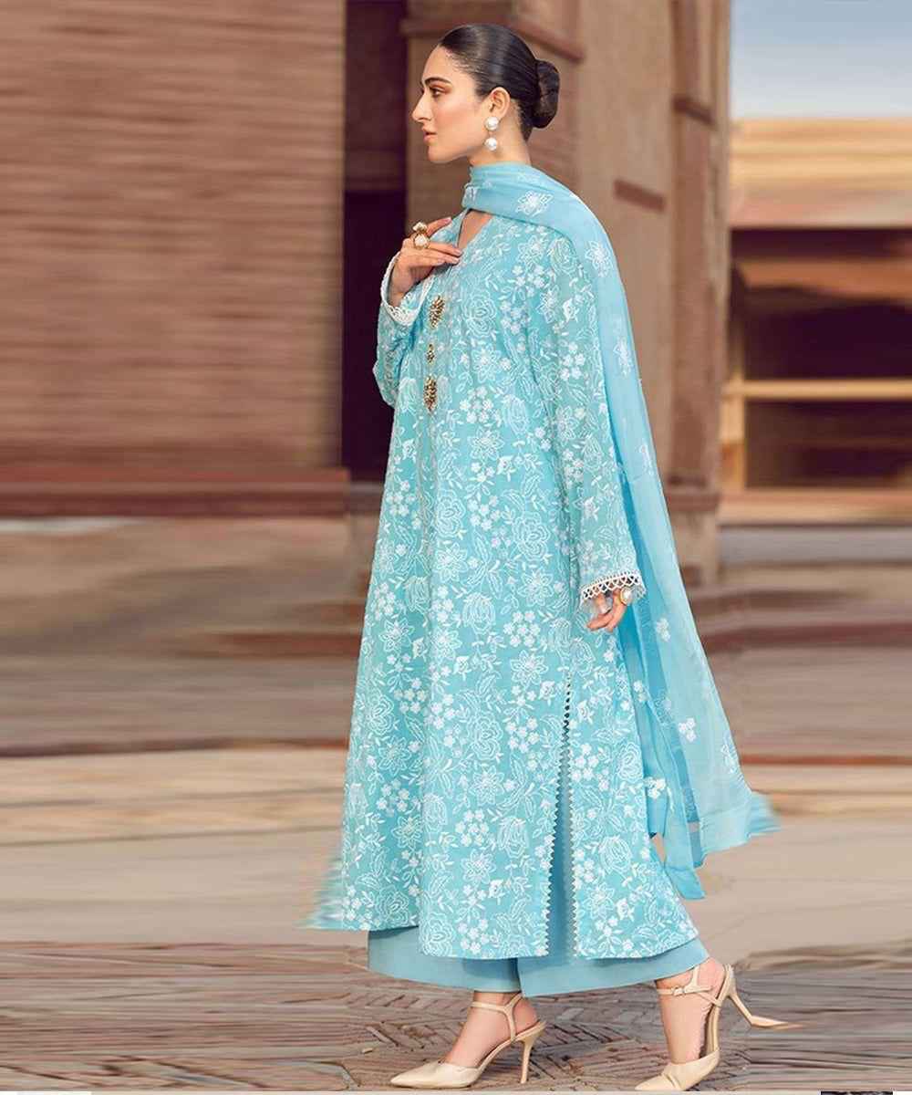 BAREEZE 3Pc Fancy Summer Collection 2024 | Eid ul Fitr Special | Premium Lawn Embroidered Suit