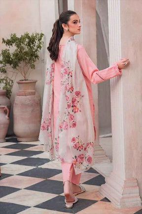 ZIVA Hit Article 3Pc Fancy Eid & Summer 2025 Outfit | Embroidered Lawn Suit with Tarkashi Monark Dupatta | Wholesale Price Rs 3850