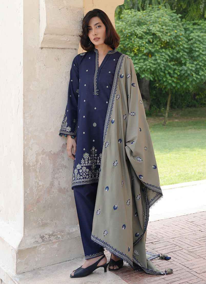 IMAGE Hit Article 3Pc Fancy Eid & Summer 2025 Outfit | Embroidered Lawn Suit with Bamber Chiffon Dupatta | Wholesale Price Rs 3999