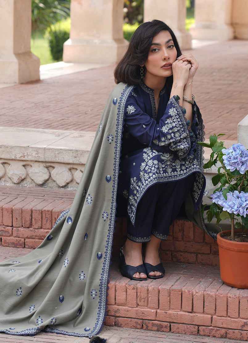 IMAGE Hit Article 3Pc Fancy Eid & Summer 2025 Outfit | Embroidered Lawn Suit with Bamber Chiffon Dupatta | Wholesale Price Rs 3999