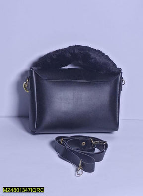 Women's handbag with chunky chain with fur/Ramdan Sale - AOUN STORE